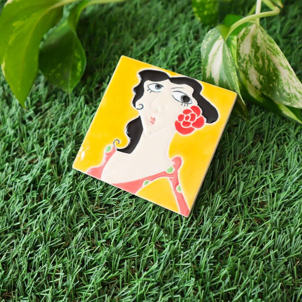 ◆タイルアート◆カルメンシリーズ◆マグネット◆フラメンコ◆